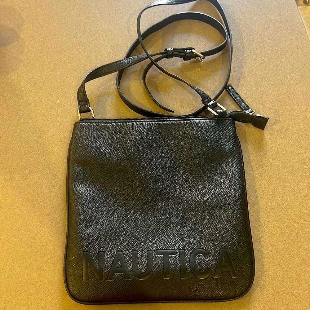 Crossbody black purse